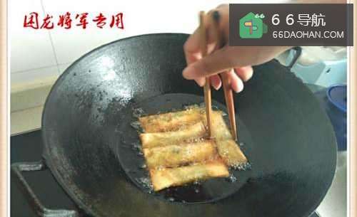 营养小吃炸春卷
