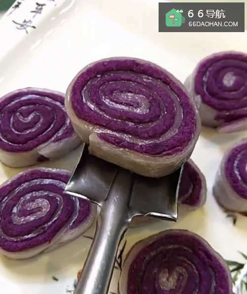 水晶紫薯卷的做法