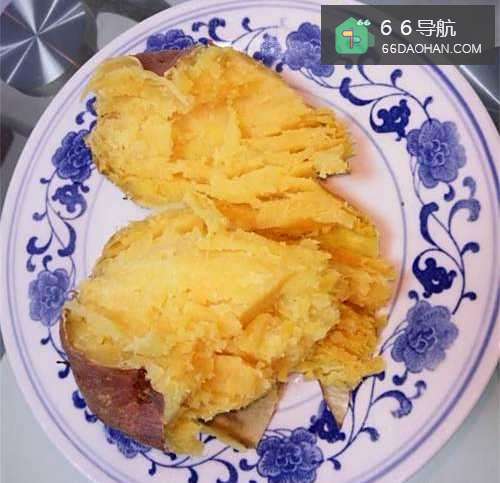 家庭自制香喷喷的烤山芋(红薯)——减肥美食
