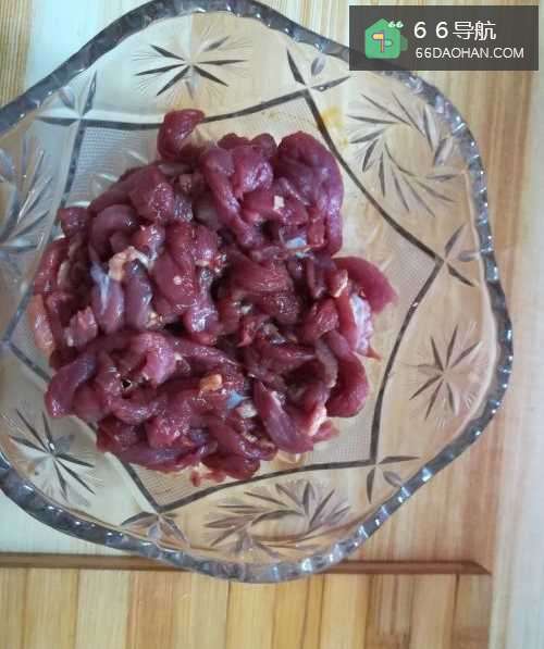 青椒肉丝 的做法