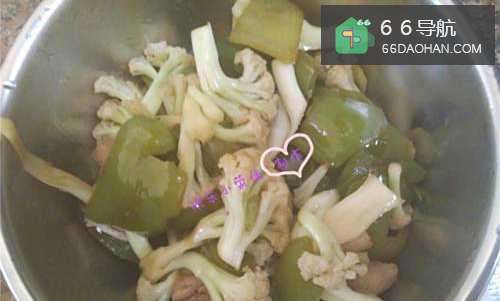 家常菜:柿子椒菜花炒肉片