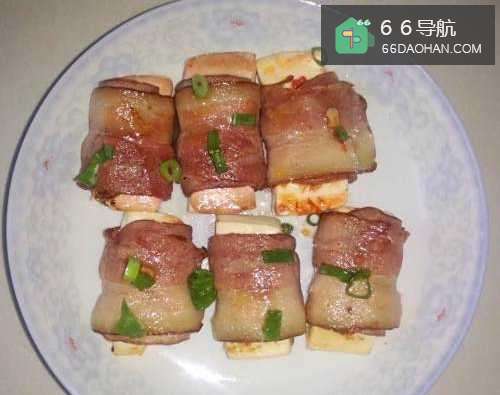 培根卷豆腐的做法——豆腐的花样吃法