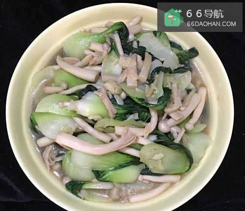 海鲜菇炒上海青怎么做好吃?