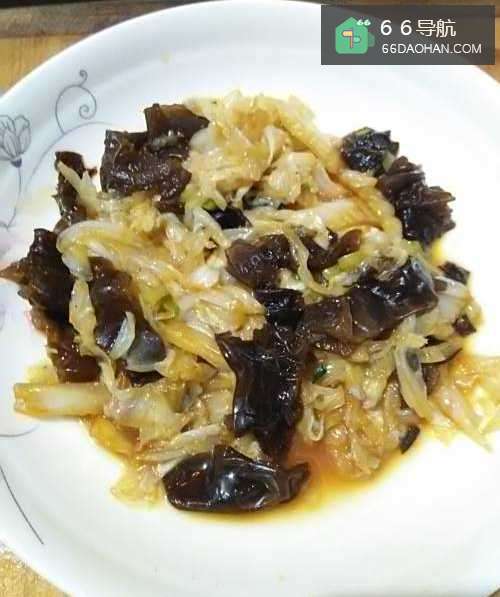 白菜木耳的做法