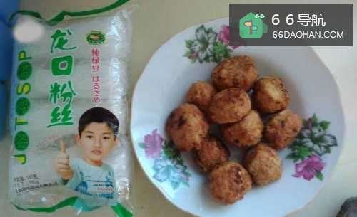 肉圆粉丝怎么做?