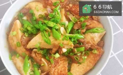 肉片烧豆腐,江西赣州客家菜做法,好吃到舔手指