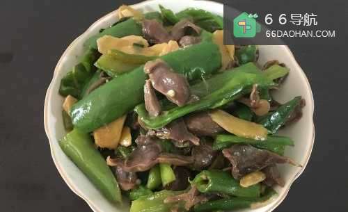 青椒炒鸡肾怎么做?