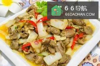 洋葱炒鸭心的做法步骤