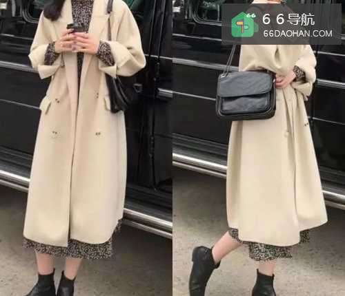 米色皮毛一体怎么搭配