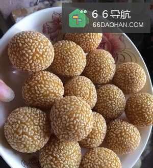 南瓜空心芝麻球怎么做