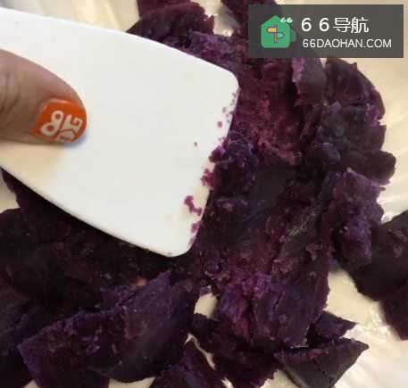 水晶紫薯卷的制作方法