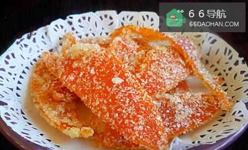 橘子吃完橘子皮别扔掉,做成桔皮糖香甜开胃。