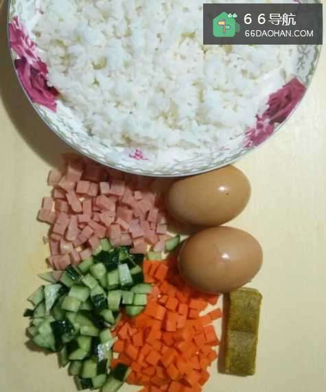 咖喱炒饭的制作方法