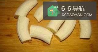 可口小吃——豆沙香蕉