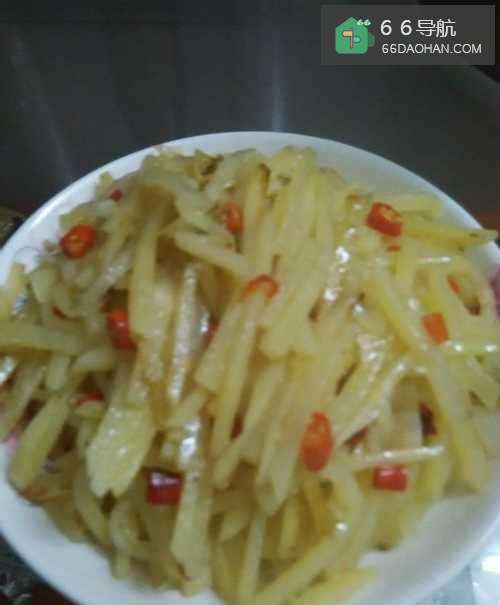 家常菜-酸辣土豆丝的做法