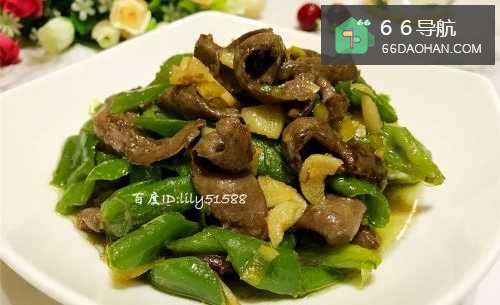 猪心炒青椒的家常做法