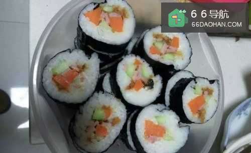 #美食#夏季旅游必备手工寿司,郊游手工便当小吃