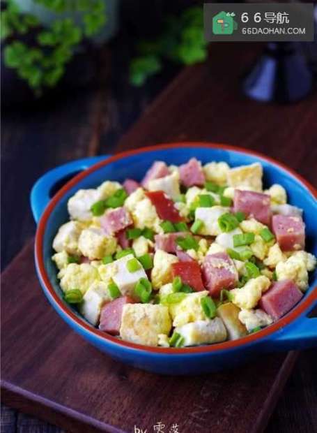 火腿炒豆腐——豆腐这么做,既美味又营养