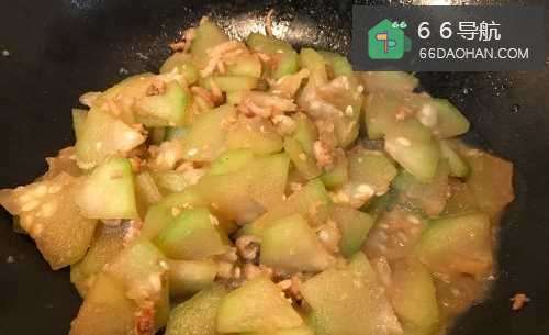 虾米炒小冬瓜(毛瓜)