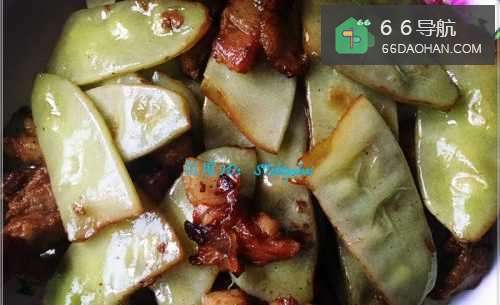 家常菜系红扁豆炒腿肉