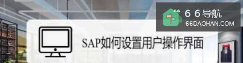 SAP怎么样配置用户执行界面