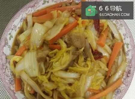 小炒白菜的做法步骤