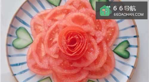 花开富贵版糖拌西红柿怎么做