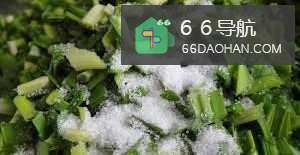 韭菜面叶的做法