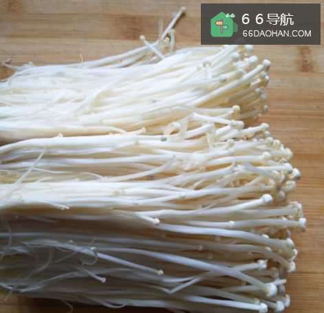 香辣剁椒金针菇的做法