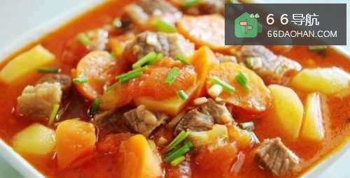 简单易学的西红柿土豆炖牛腩的家常做法