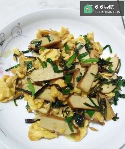 韭菜炒香干鸡蛋怎么做