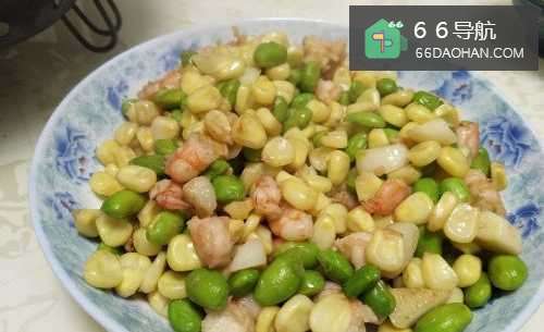 青豆玉米虾仁做法