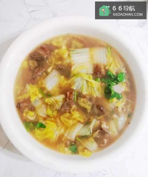 牛肉白菜汤家常做法
