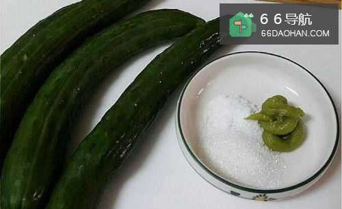 怎样做出家常菜系列之芥末腌黄瓜