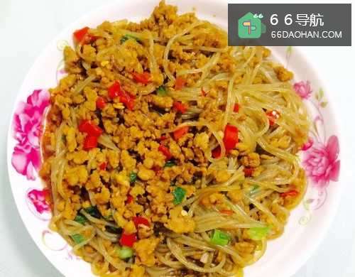 肉沫炒粉丝(蚂蚁上树)——家常菜的做法!
