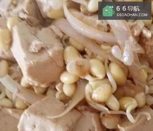 家常菜的做法之黄豆炒豆腐