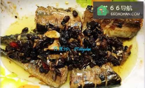 家常菜系豆鼓秋刀鱼