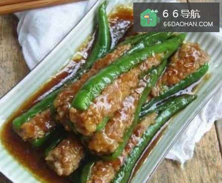 【网红青椒酿肉】教程