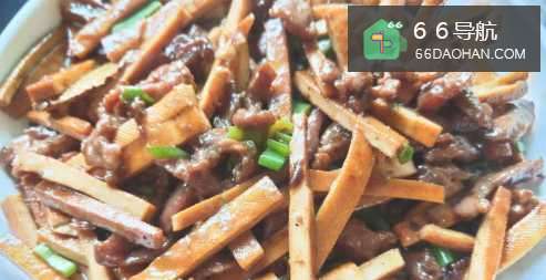 烟熏豆干炒肉丝这么做 好的不得了吃