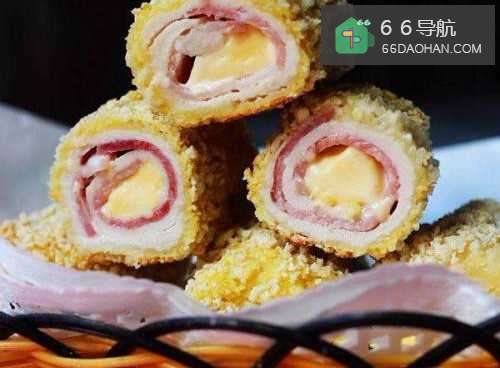 芝士培根鸡肉卷