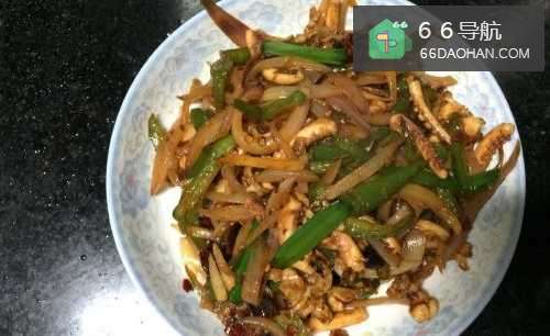 豆瓣洋葱辣椒炒鱿鱼丝怎么做？