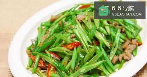 家常小炒四季豆的做法