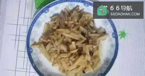 家常素菜炒土豆丝的做法