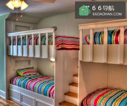 绝美上下铺设计,看完我都心动了!美翻了!