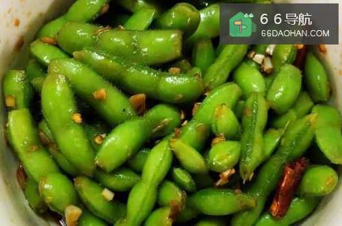 酸辣毛豆的做法