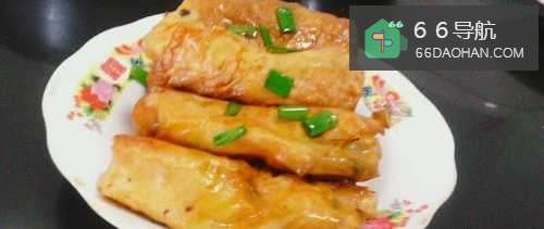 豆腐皮春卷的做法