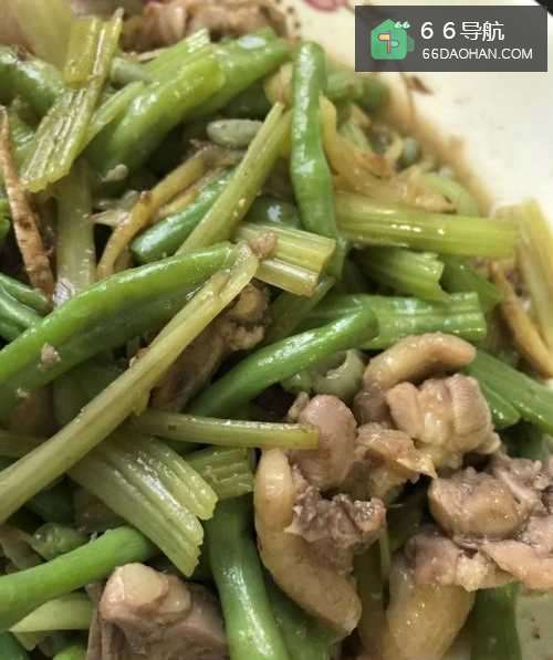 豆角香芹炒鸡肉怎么做才好吃