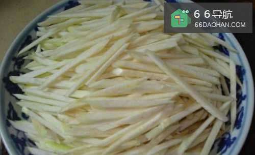 【茭白炒鸡丝】简单做法