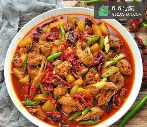 特色新疆大盘鸡