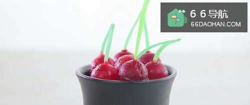 怎么制作车厘子造型的甜点